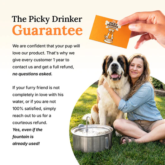 The FreshFlow Dog Fountain™